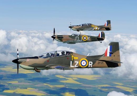 Spitfire, Hurricane et Tucano… l'escadrille RAF du souvenir