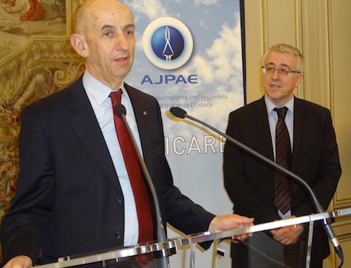 Louis Gallois, président d'EADS, Prix Icare 2012