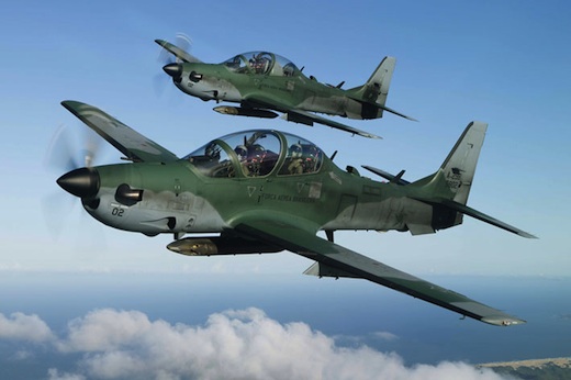 160 A-29 Super Tucano sont en service dans six pays. 