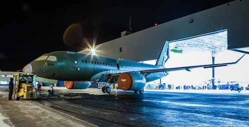 FTV1 - le premier véhicule d'essai en vol CSeries de Bombardier Aéronautique