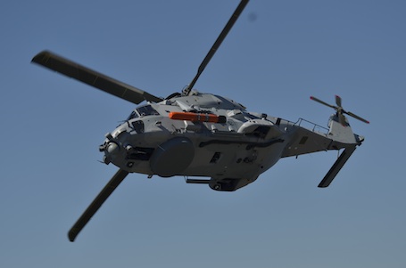 Le NH90 équipé de la torpille légère MU90