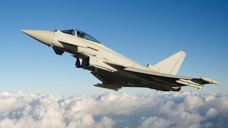 Le premier Typhoon Tranche 3 en vol