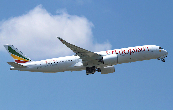 Ethiopian Airlines a commandé en novembre 2009, 12 A350XWB