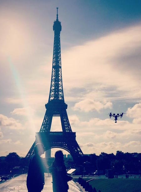 Tournage sous haute surveillance au coeur de Paris