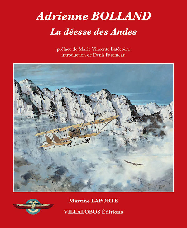 "1er avril 1921"  La Cordillère des Andes est traversée pour la première fois en avion par Adrienne Bolland . Adrienne-Bolland-8